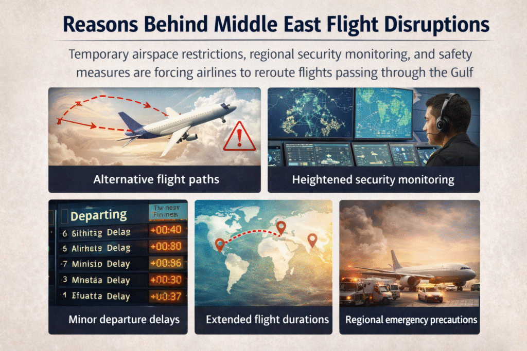 Middle East flight disruptions